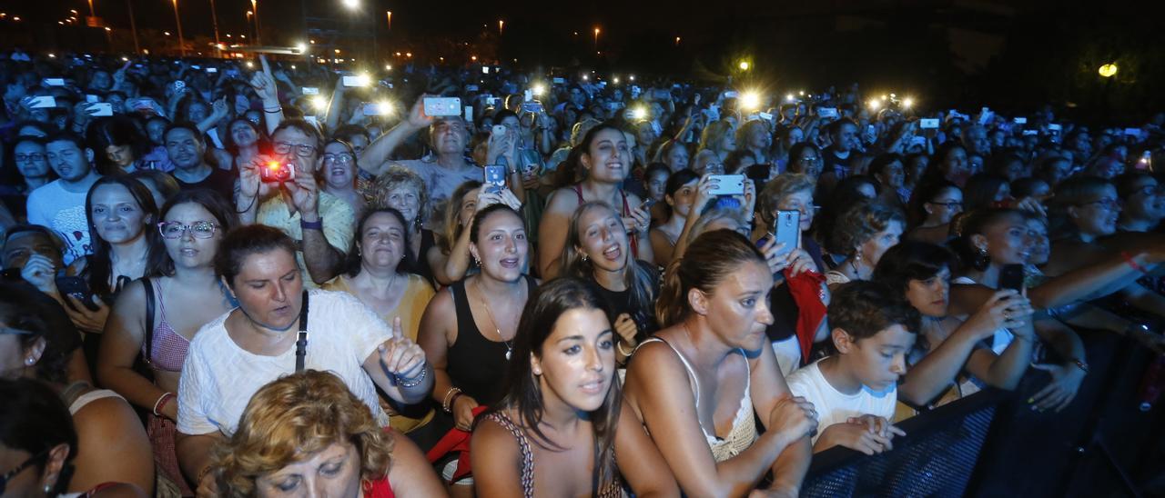 Un concierto en la UMH de Elche durante las fiestas de 2018.