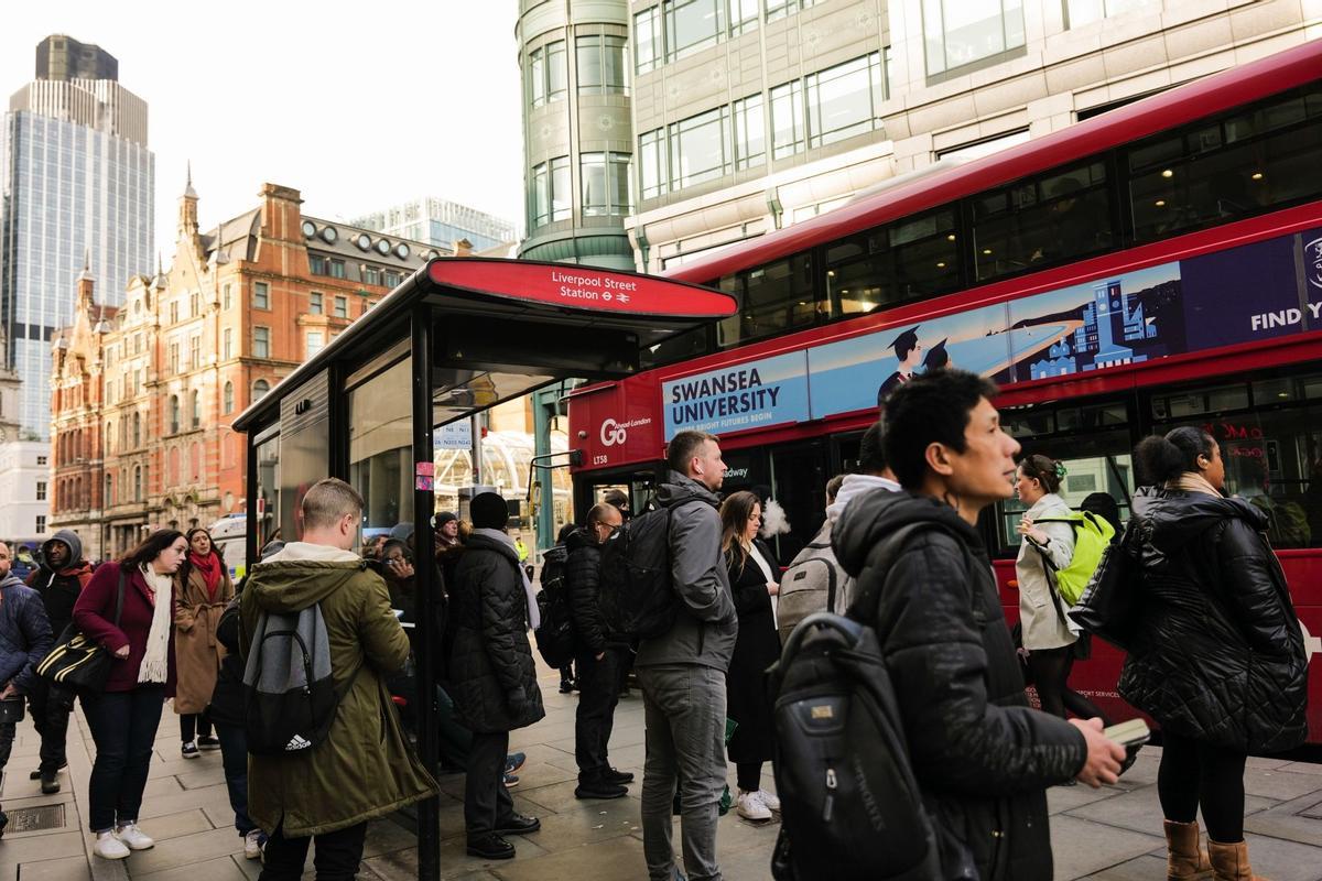 La huelga en el metro de Londres paraliza todas las líneas