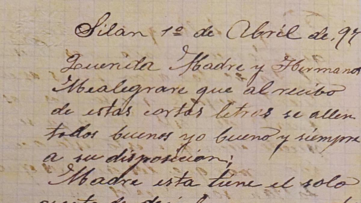 Fragmento de carta.