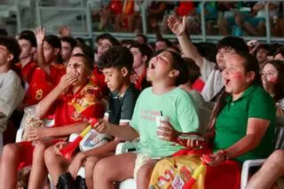 Así se vive el partido de España contra Bélgica en el Centro de Tecnificación de Alicante