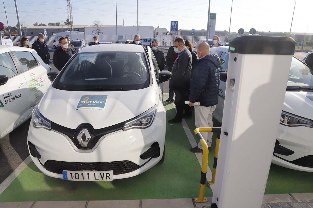 Los nuevos vehículos 100% eléctricos de la Junta de Andalucía en Córdoba