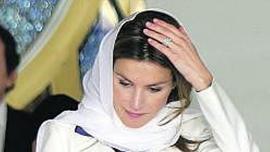 Doña Letizia, en la mezquita.