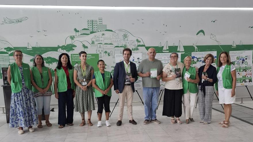 El aeropuerto de Fuerteventura convierte sus llegadas en un escaparate para la investigación contra el cáncer