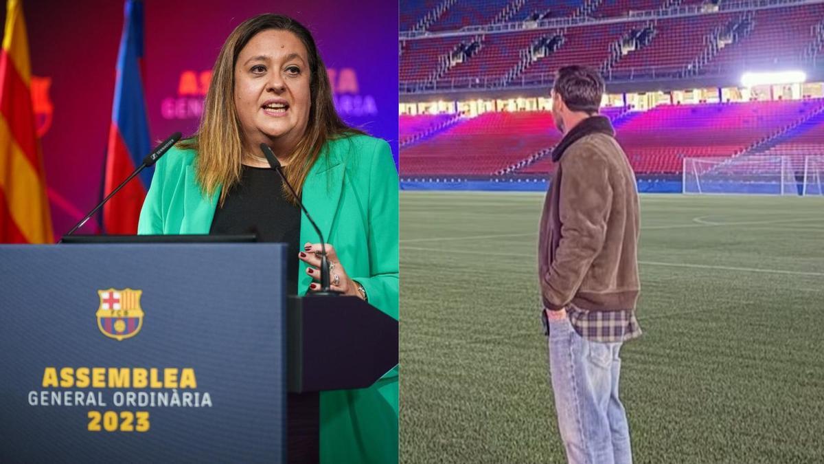 Elena Fort, vicepresidenta del FC Barcelona, sobre la posibilidad de cambiar el nombre del Spotify Camp Nou