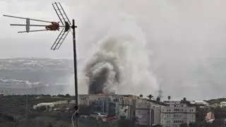 Incendio en Lomo del Sabinal moviliza a todos los cuerpos de emergencia