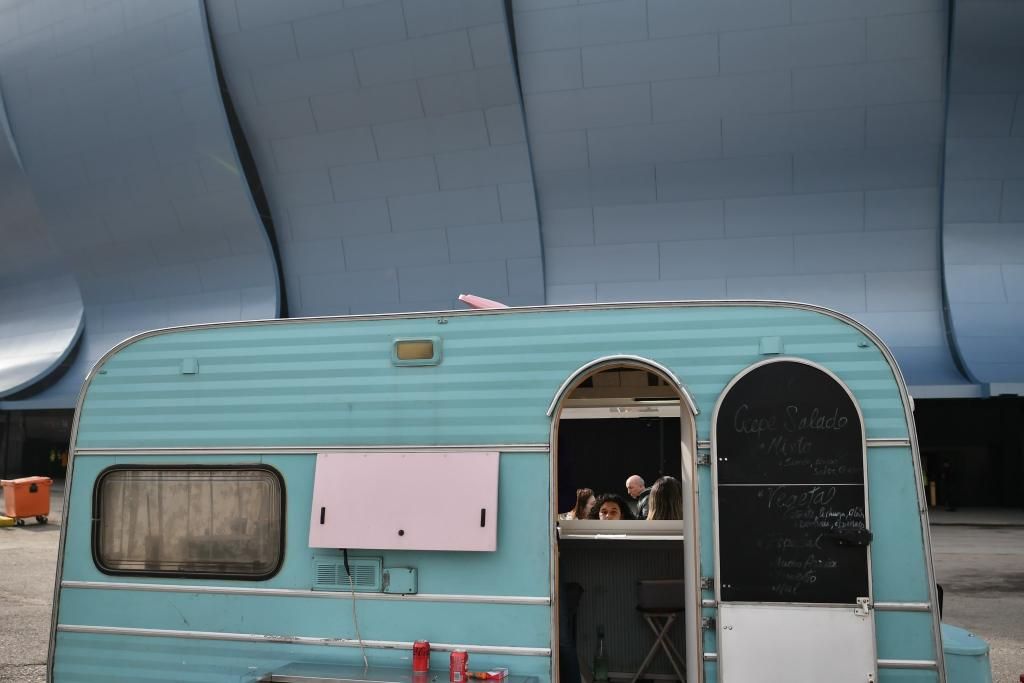 'Food truck' en los aledaños del estadio.