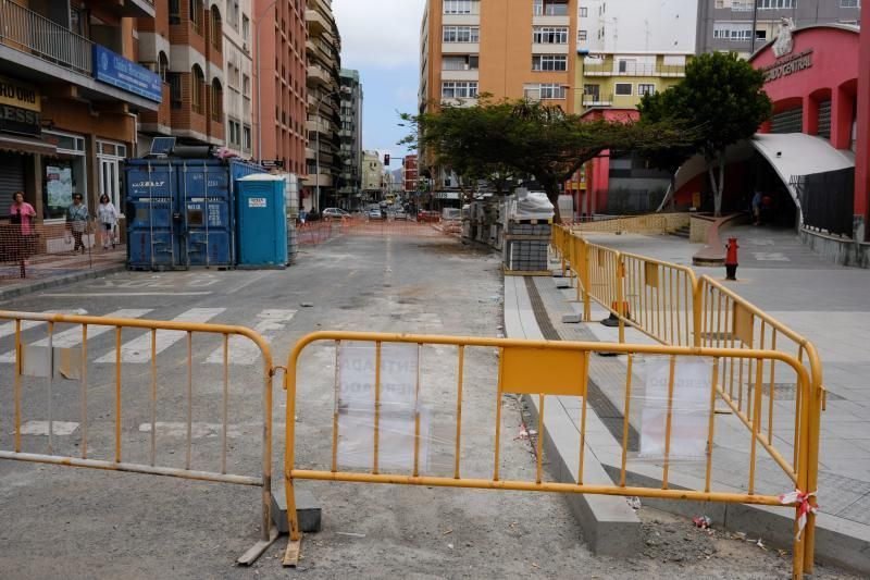 27-06-18. LAS PALMAS DE GRAN CANARIA. OBRAS METRO GUAGUA. FOTO: JOSÉ CARLOS GUERRA.  | 27/06/2018 | Fotógrafo: José Carlos Guerra