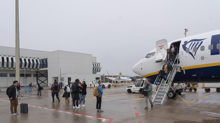 El aeropuerto de Castellón registra el mejor primer trimestre de su trayectoria con 37.655 pasajeros