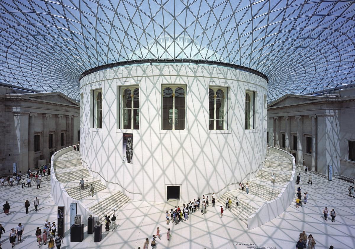 El hall del British Museum.