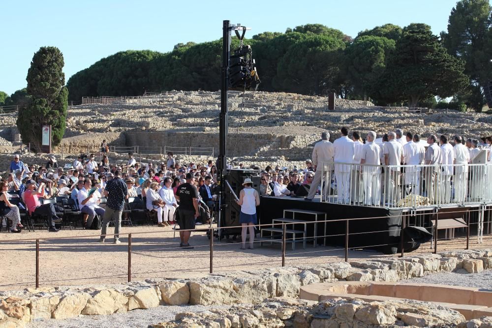 25 anys de la flama olímpica a Empúries