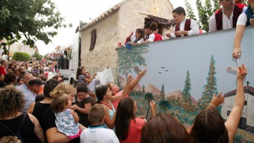 Desfile de carrozas en Molina de Segura