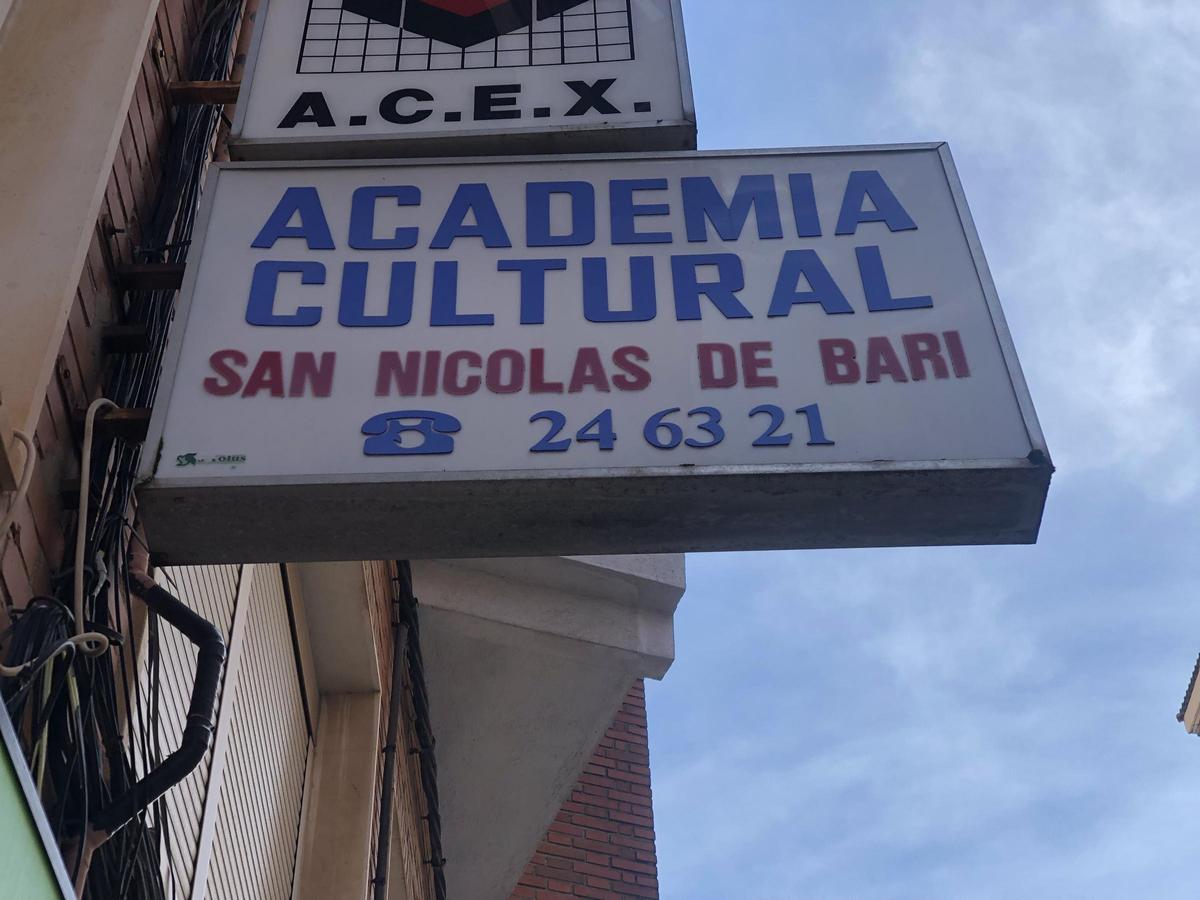 Academia Cultural San Nicolás de Bari.