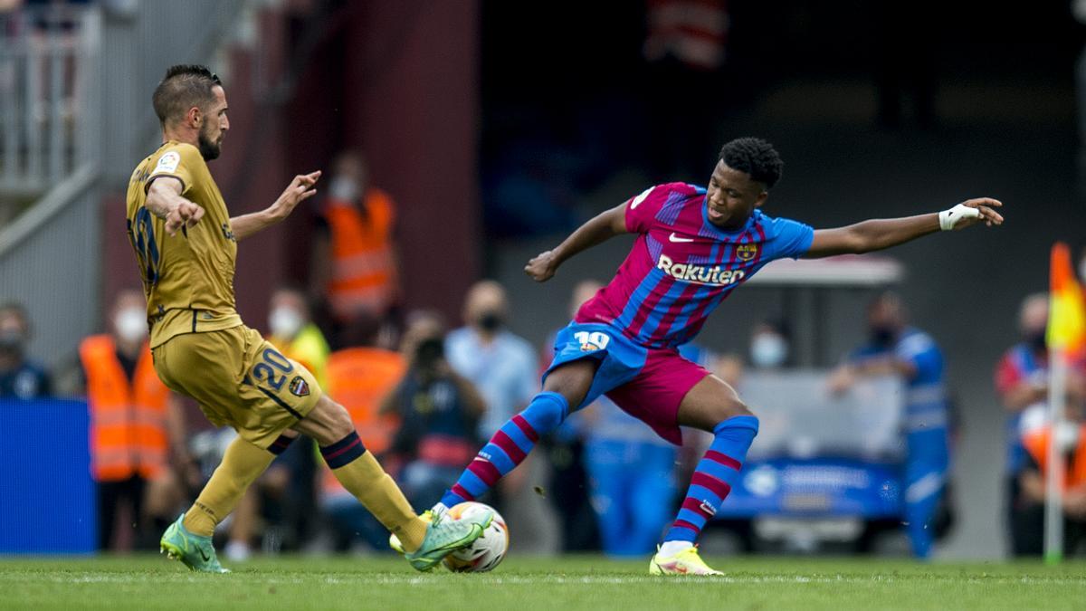 Ansu Fati regresa a la competición ante el Levante    