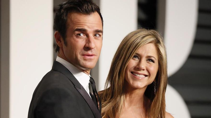 Jennifer Aniston y Justin Theroux en una imagen de 2015.