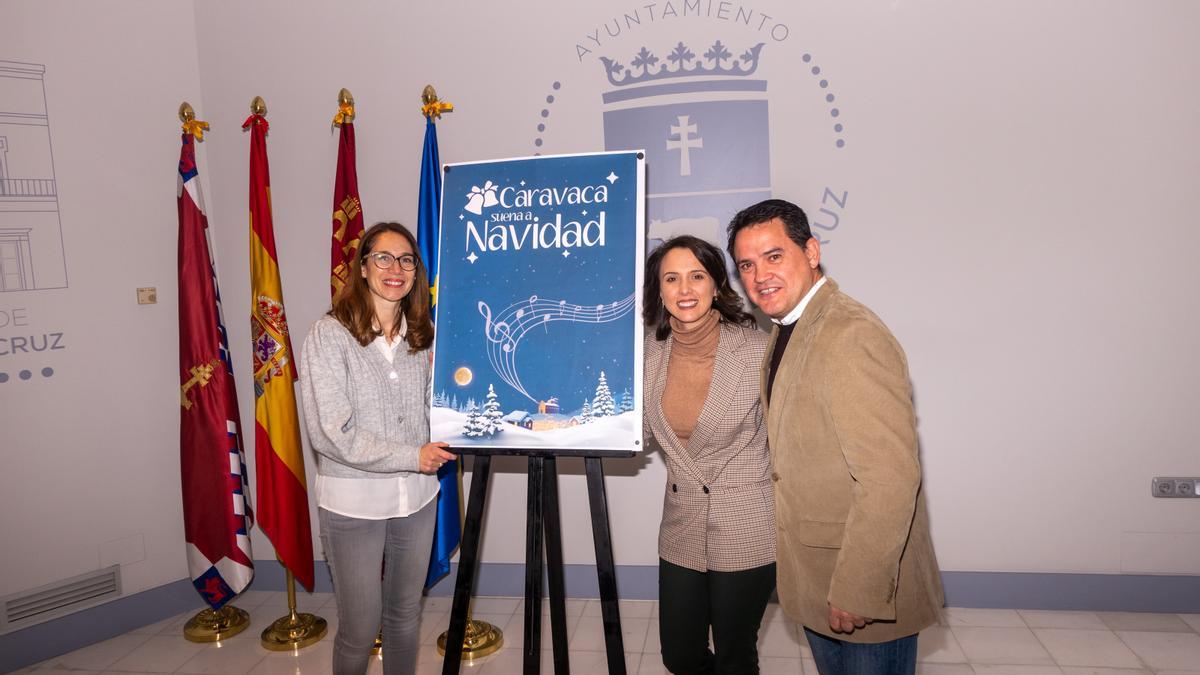 Los ediles Ana Belén Martínez, Laura Sánchez Domenech y José Fernández Tudela