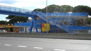 Imagen de archivo de la pasarela de la Pava sobre la C-31.