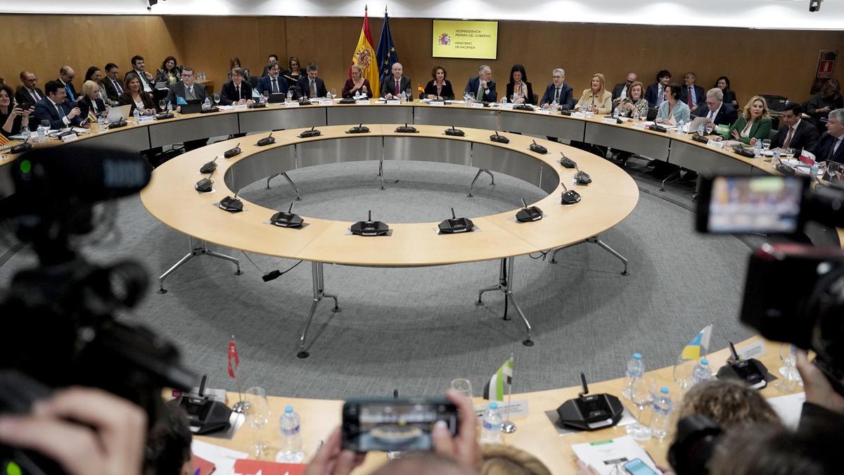 Reunión del Consejo de Política Fiscal y Financiera, presidido por la vicepresidenta primera y ministra de Hacienda, María Jesús Montero.