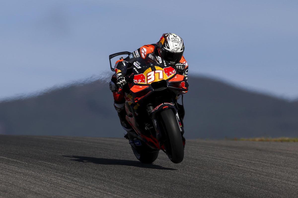 Pedro Acosta, en el Gran Premio de Portugal