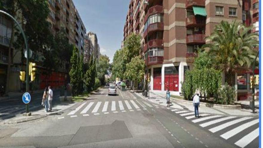 Un herido grave atropellado por un turismo en un paso de peatones en Zaragoza