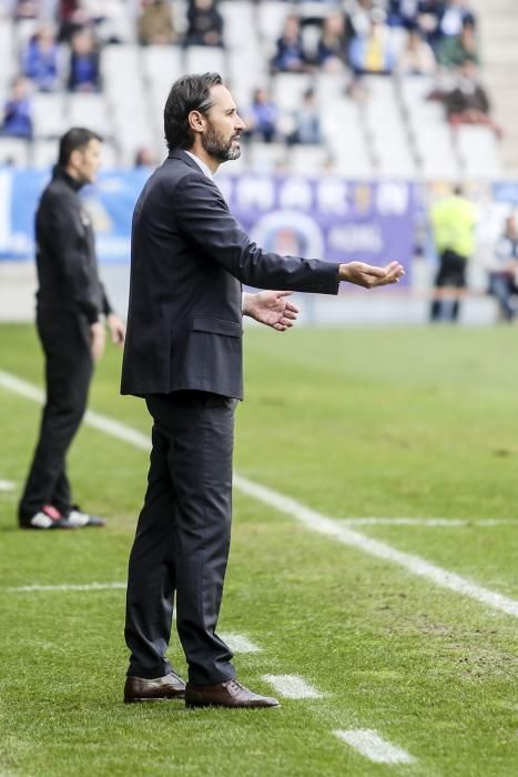 El partido entre el Real Oviedo y el Nástic de Tarragona, en imágenes