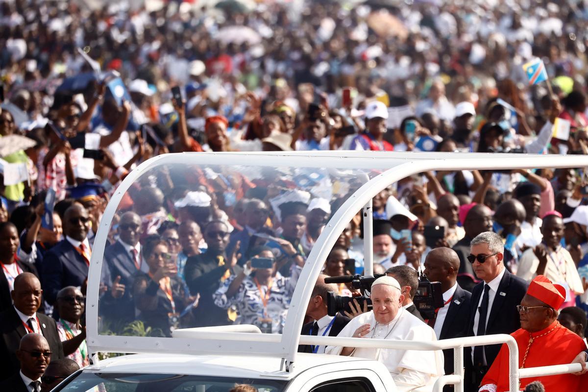 La visita del papa Francisco en el Congo