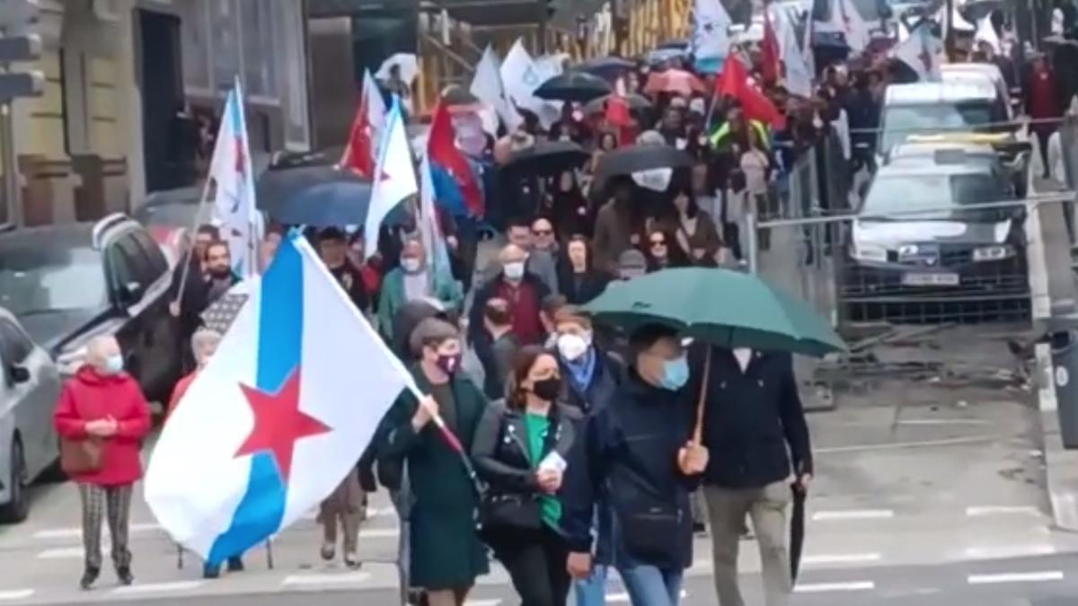 Manifestación de la CIG en A Coruña