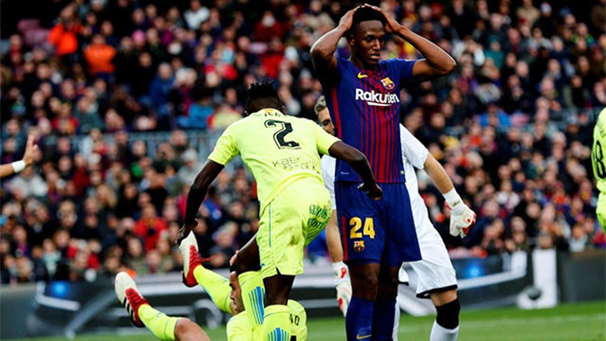 LALIGA | FC Barcelona - Getafe (0-0): Mina dispuso de varias oportunidades para marcar