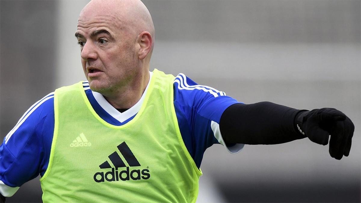 A Infantino no le gustó la decisión del Barça