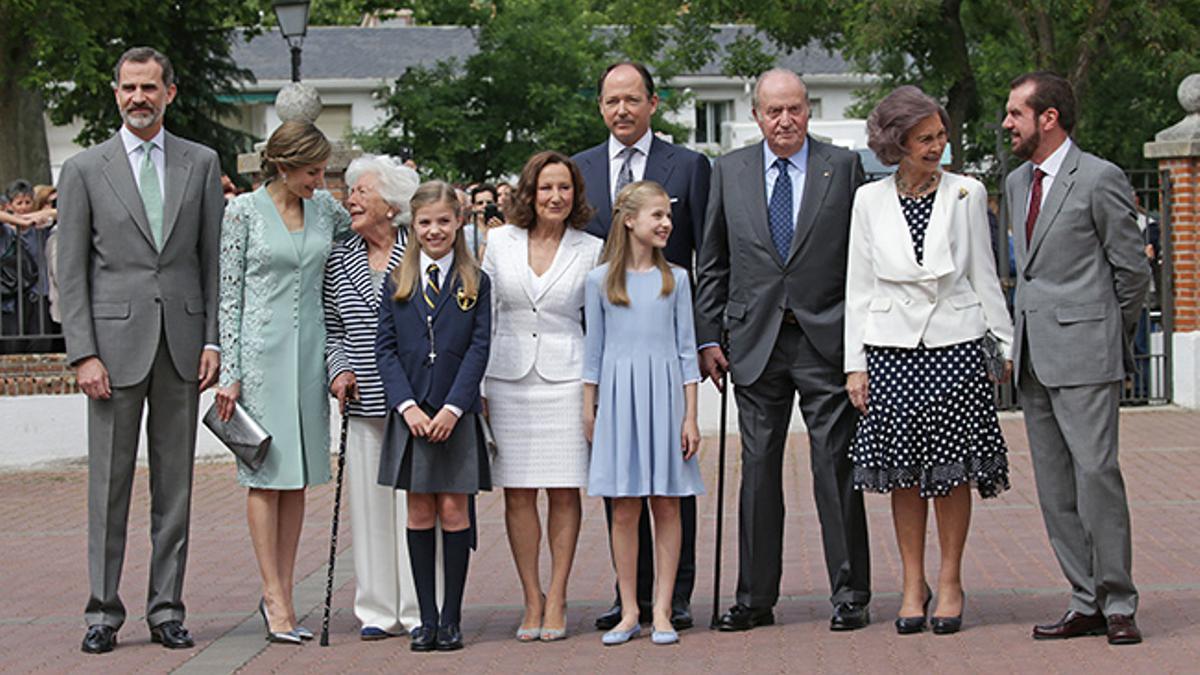 Primera Comunión de la Infanta Sofía: la Familia Real al completo en la comunión de la Infanta Sofía
