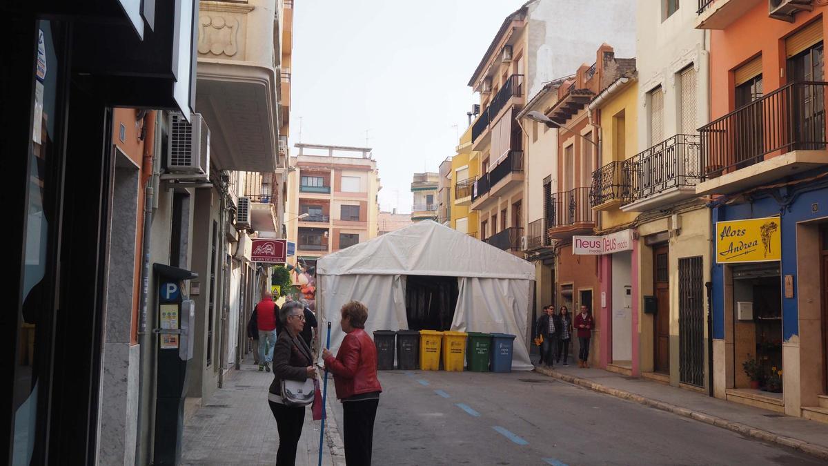 Casal de la falla Plaça Les Dies, en una imagen de archivo.