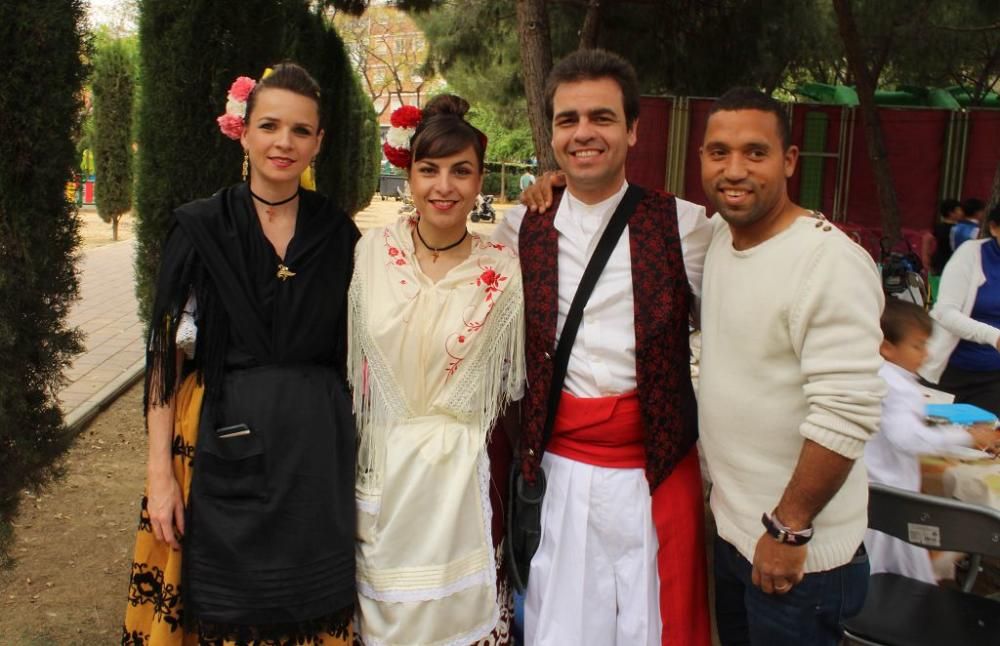 Ambiente en el Jardín de la Seda durante el Bando de la Huerta