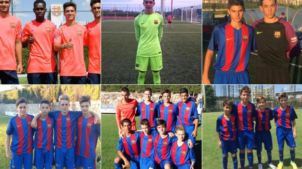 Por orden, todos los fichajes del fútbol 11 del Barça. De Juvenil A a Infantil B