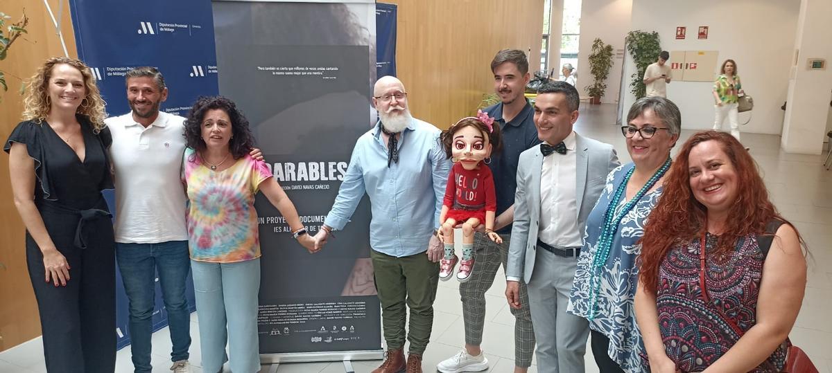 Presentación del documental 'Imparables' contra la LGTIfobia realizado por el IES Alfaguar.