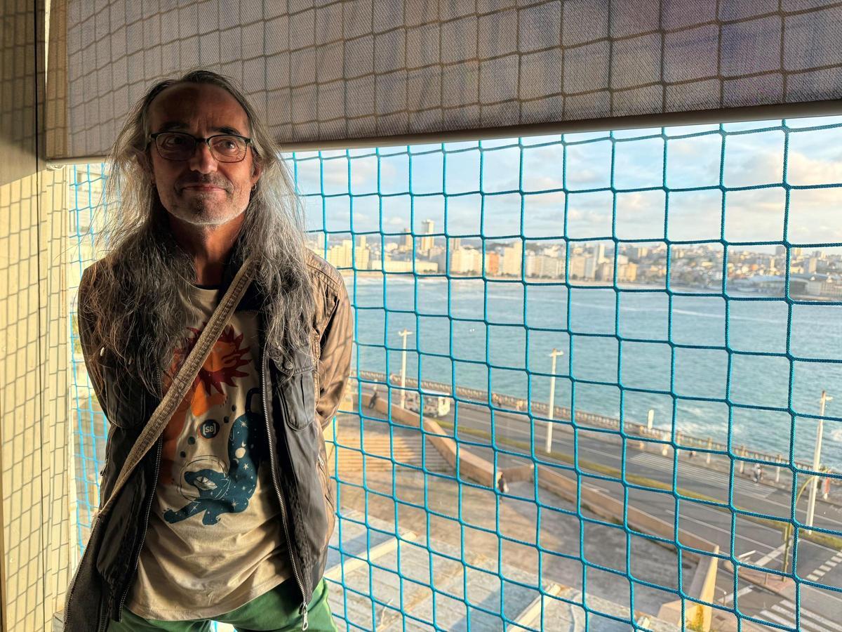 Alberte Pagán, na Coruña, días atrás.