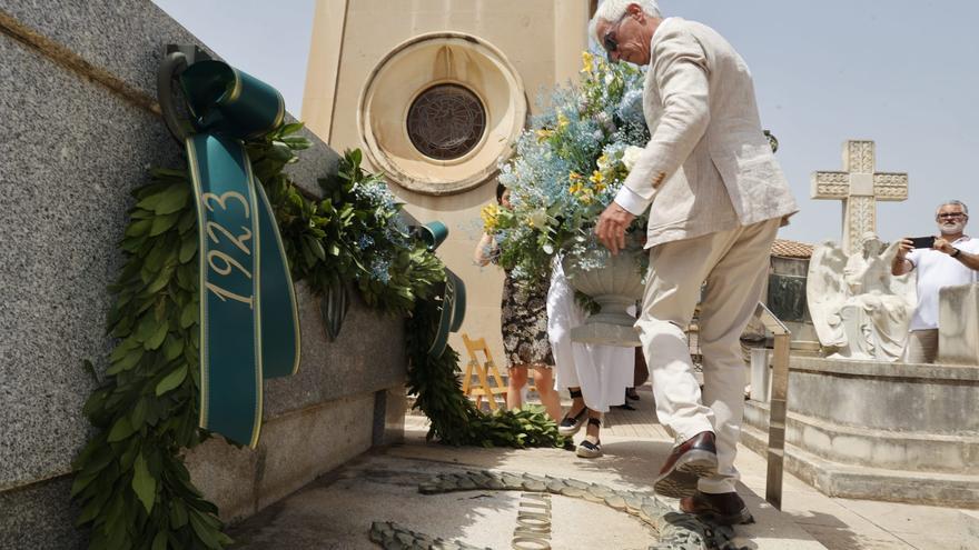 Homenaje en el cementerio de Valencia a un Sorolla eterno