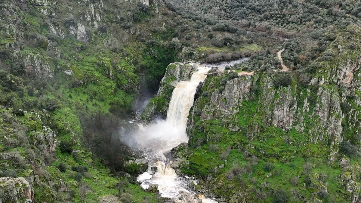 VÍDEO | Las espectaculares imágenes del Pozo de los Humos tras las últimas lluvias