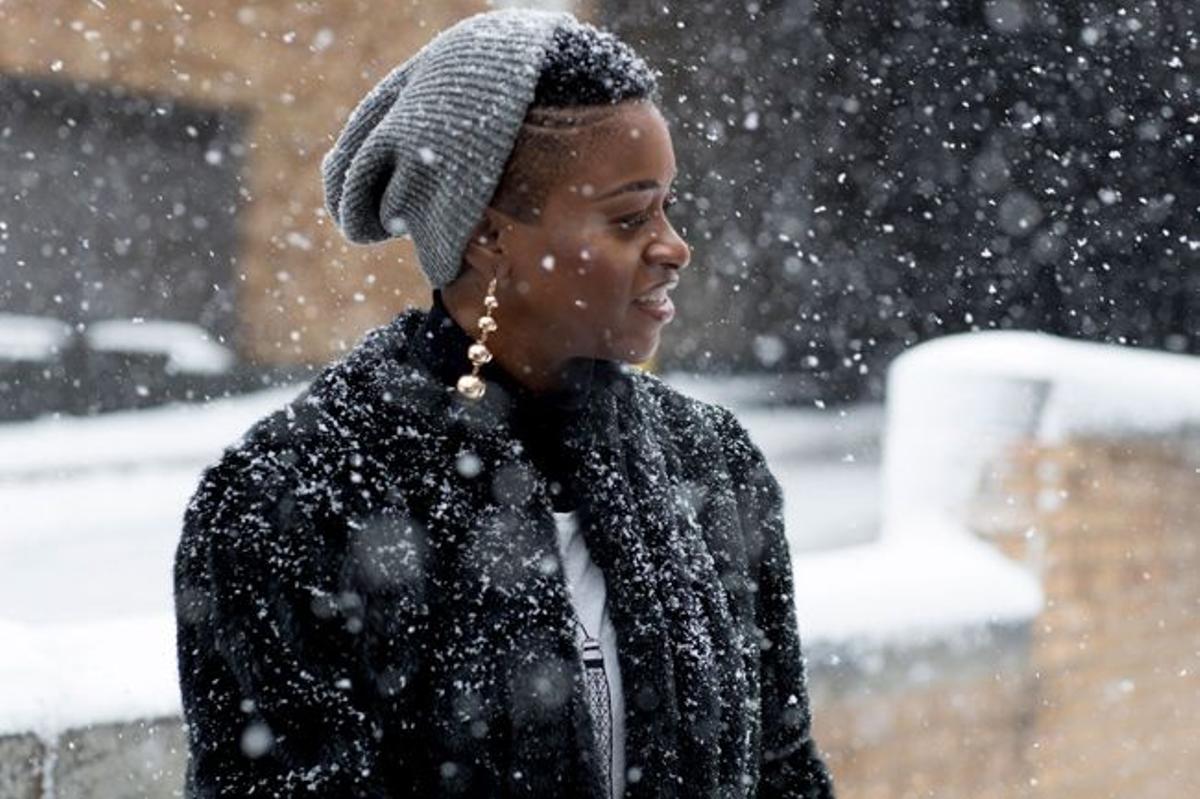 Street Style NY: abrigo negro