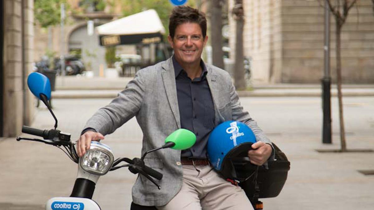 Timo Buetefisch, CEO de Cooltra, en Barcelona Timo Buetefisch, CEO de Cooltra, en Barcelona