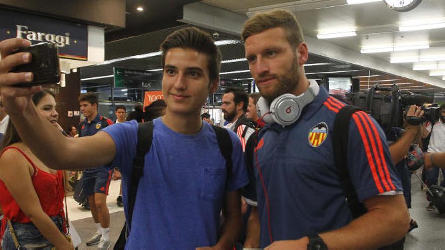 La expedición del Valencia ya está en Madrid