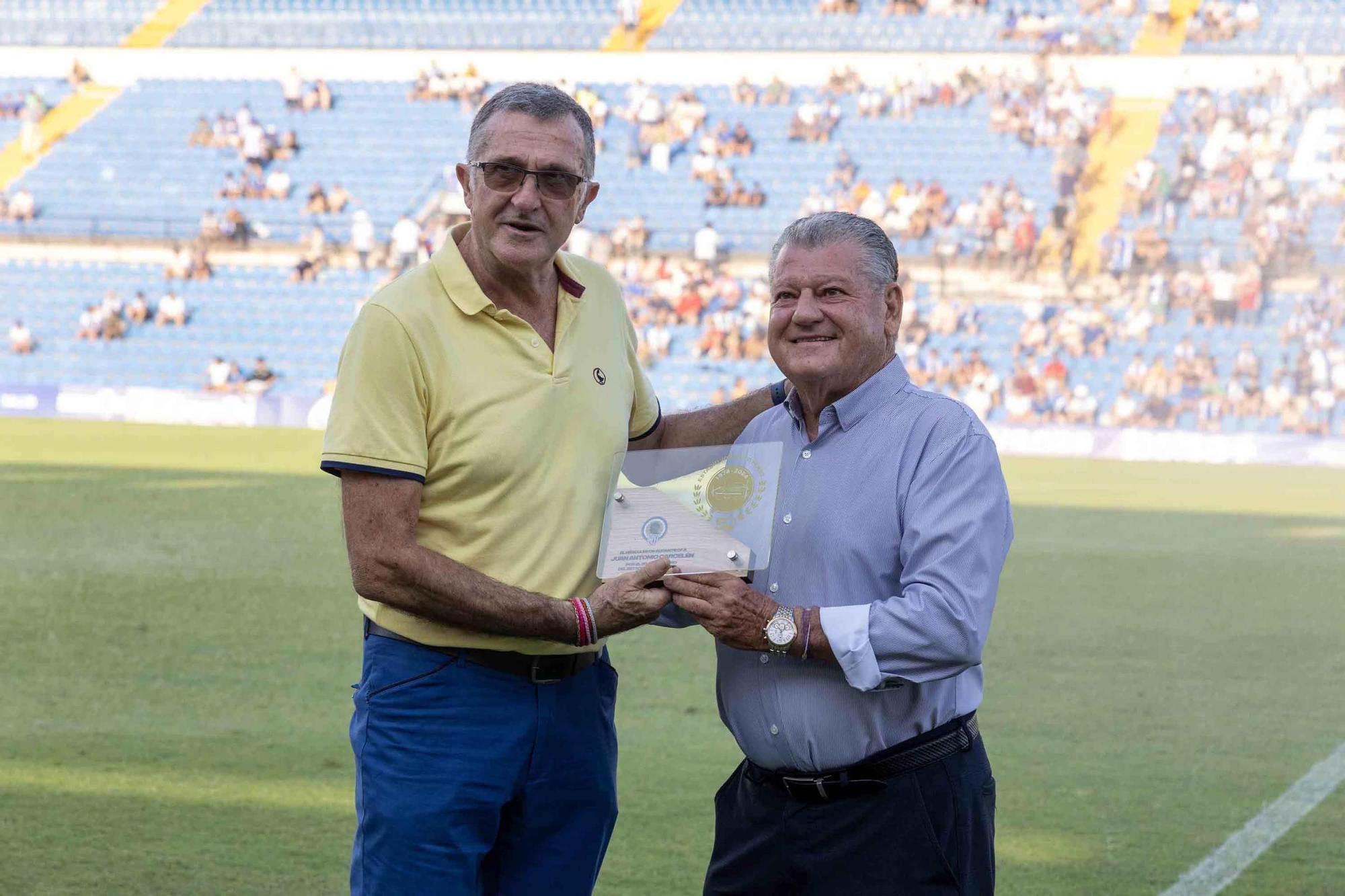 El Hércules celebra el 50 aniversario del Rico Pérez ganando el Trofeo Ciudad de Alicante ante el Alavés