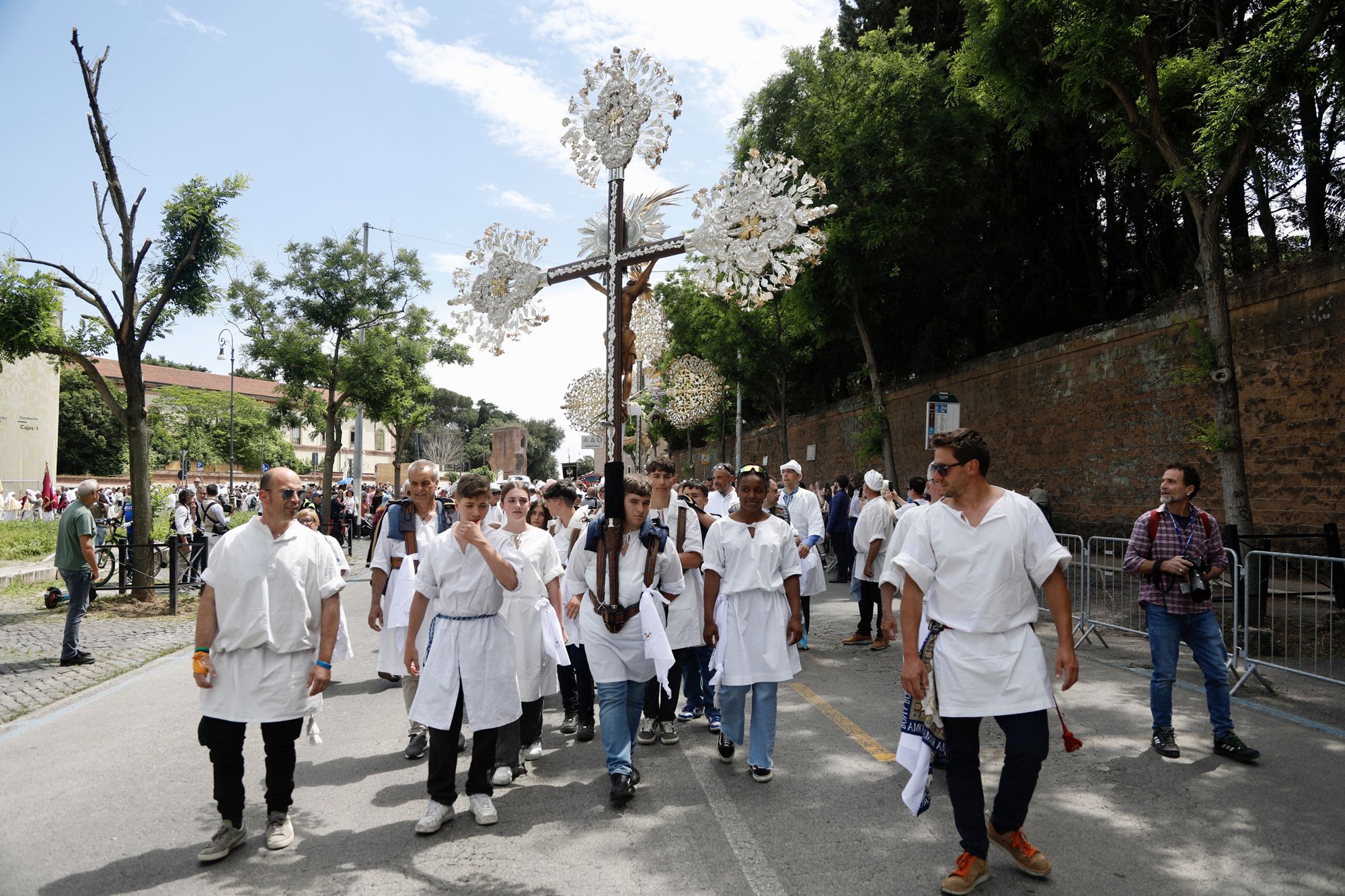 Gran procesión por el Jubileo de las Cofradías, en fotos