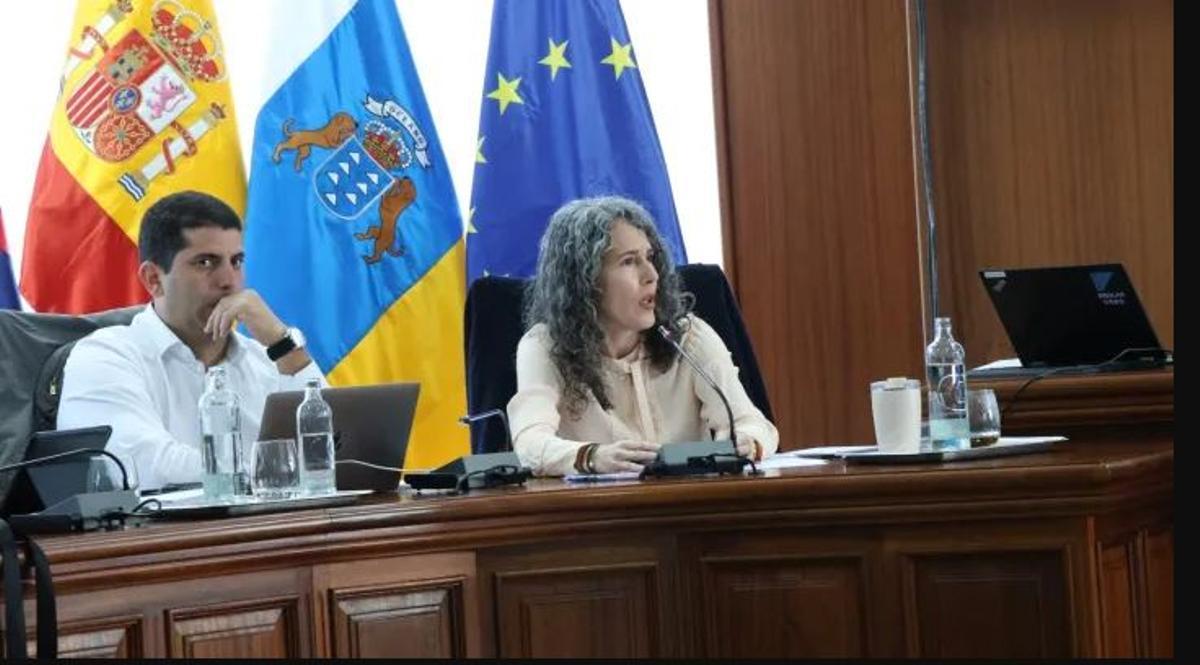 Benjamín Perdomo y Ariagona González, consejeros del PSOE en el Cabildo de Lanzarote