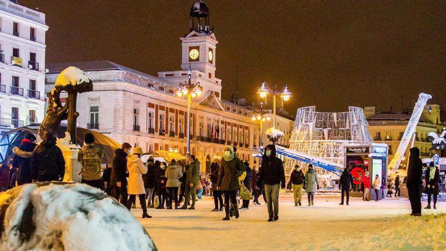 La Puerta del Sol de Madrid.