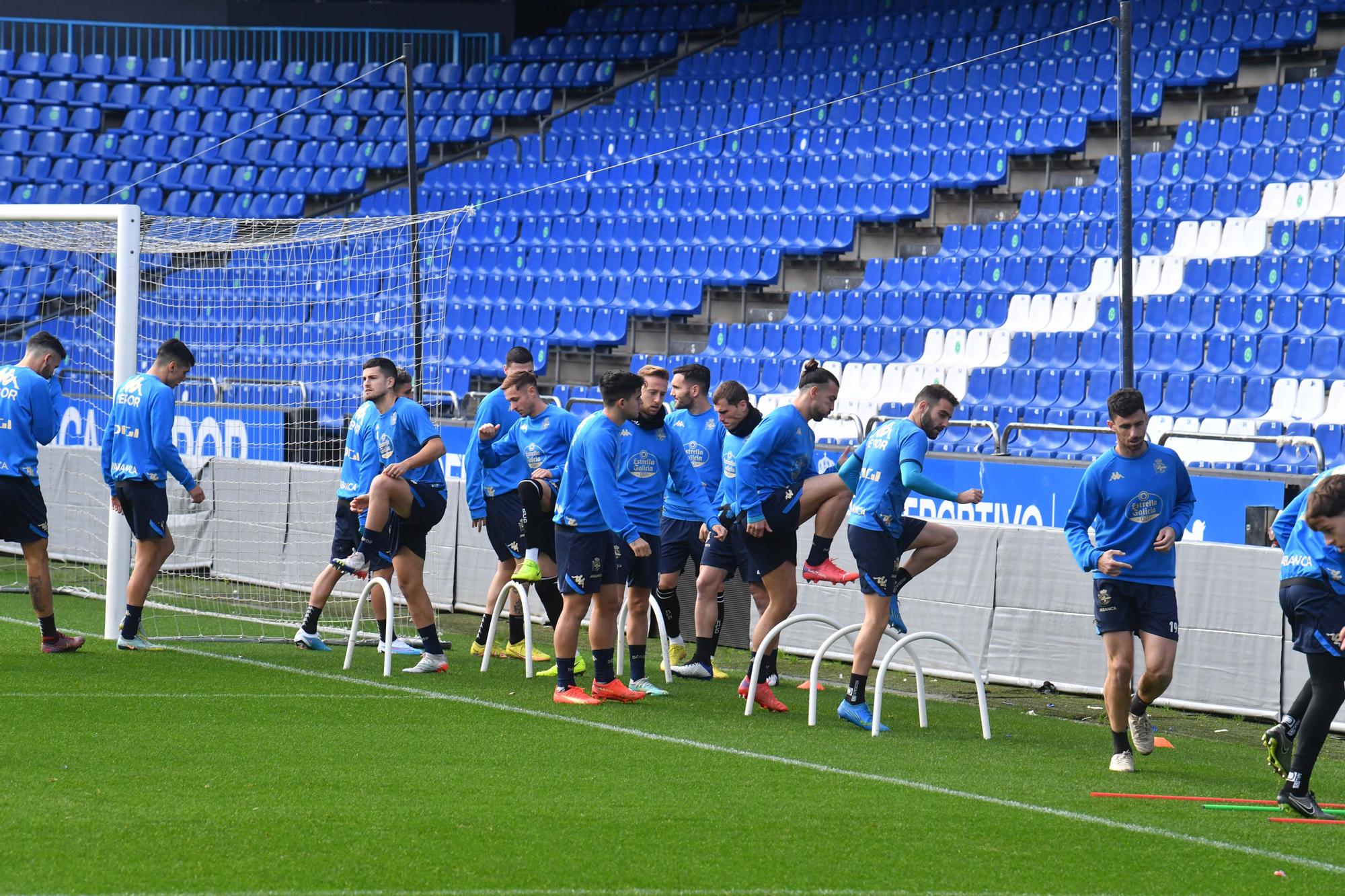 El Dépor prepara en Riazor su encuentro ante el Rayo Majadahonda