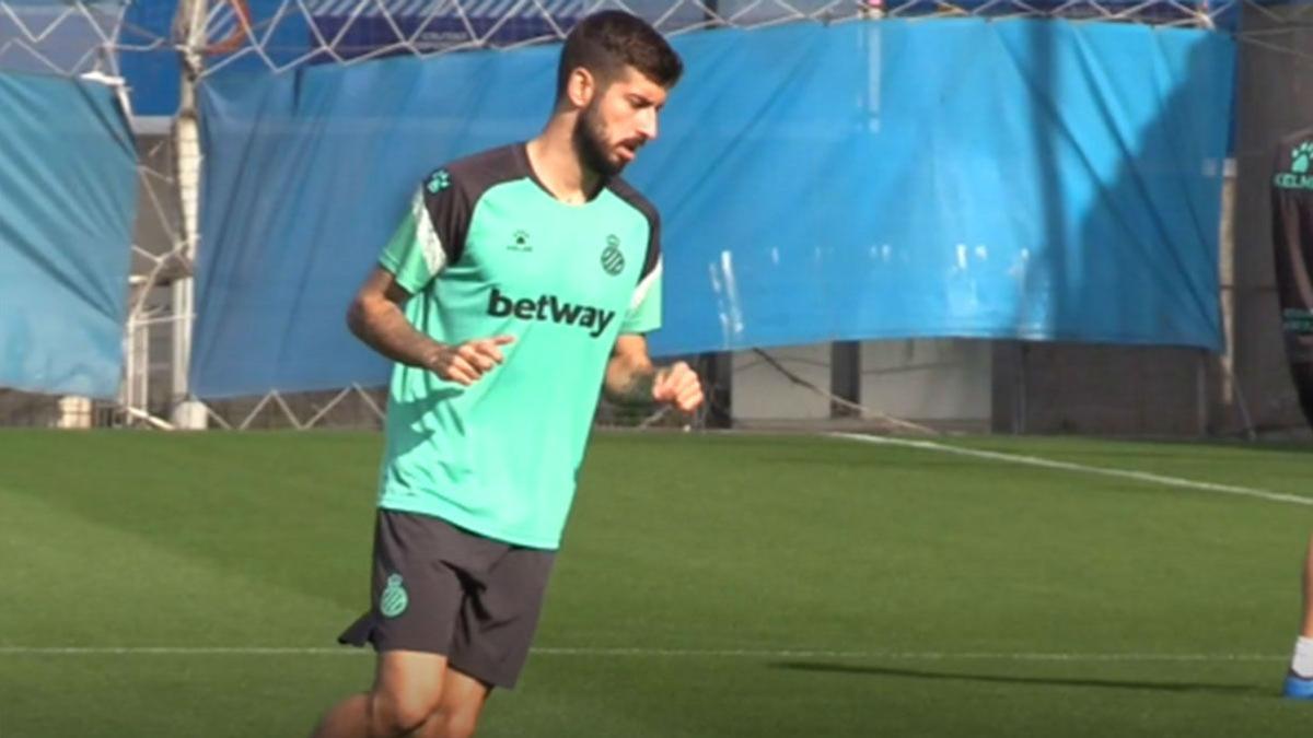 Álvaro Vadillo ya entrena con el Espanyol