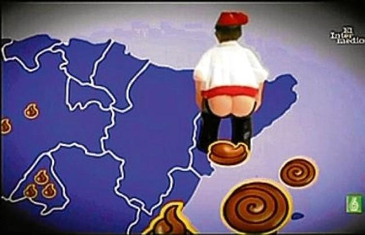 Un caganer a Catalunya.(’El intermedio’, La Sexta). Un caganer a Catalunya.(’El intermedio’, La Sexta).