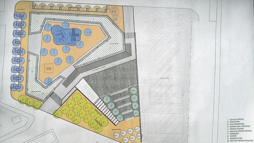 El parque de San Roque tendrá un espacio escalonado como auditorio