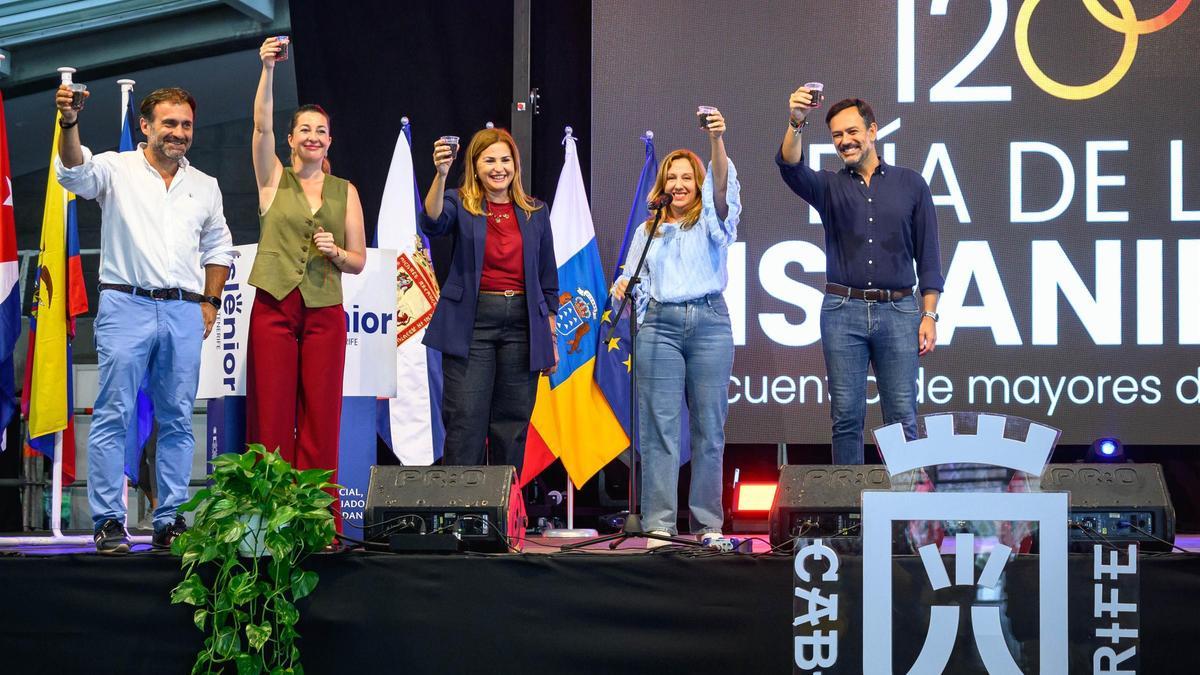 Día de la Hispanidad con los mayores de Tenerife