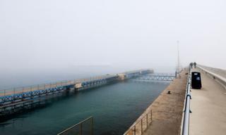 Engullidos por la niebla en Ibiza