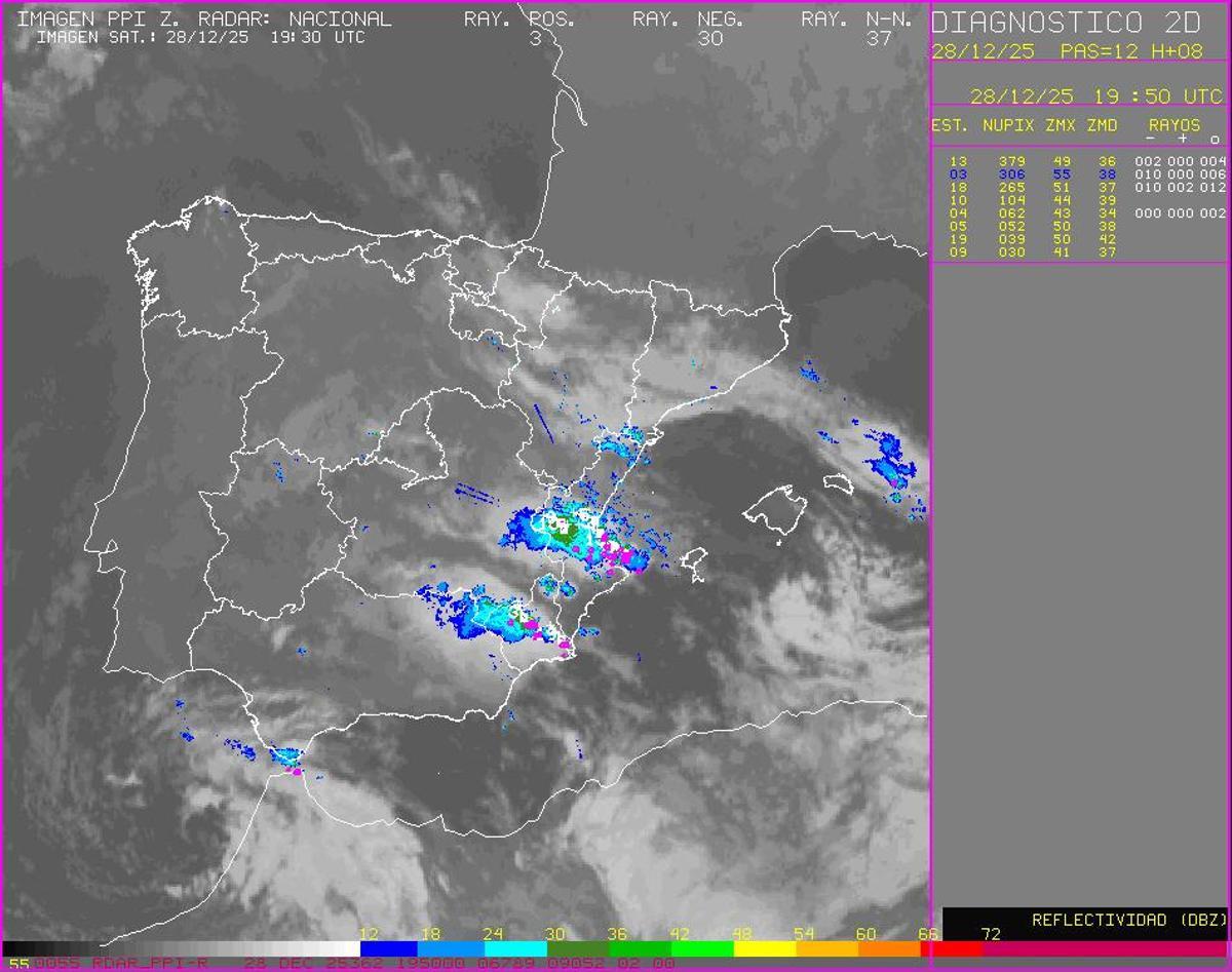 Radar del tiempo en España
